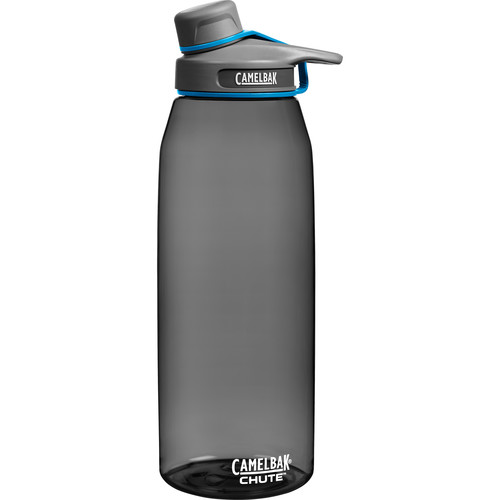 CAMELBAK Chute Water Bottle (48 fl oz, Charcoal) 53755 B&H Photo