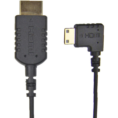 Camera Motion Research UFAR90C15 Thin Right-Angle Mini-HDMI to HDMI Cable (15