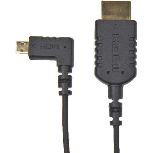 Camera Motion Research UFAR90D30 Thin Right-Angle Micro-HDMI to HDMI Cable (31