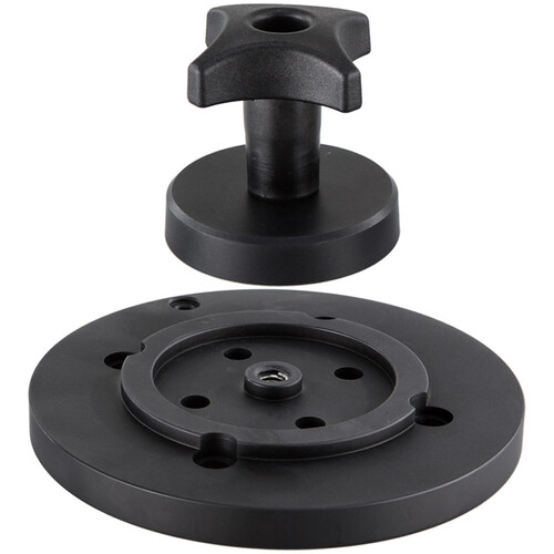 Camgear 4-Bolt Flat Base to Mitchell Mount Adapter with Locking Knob