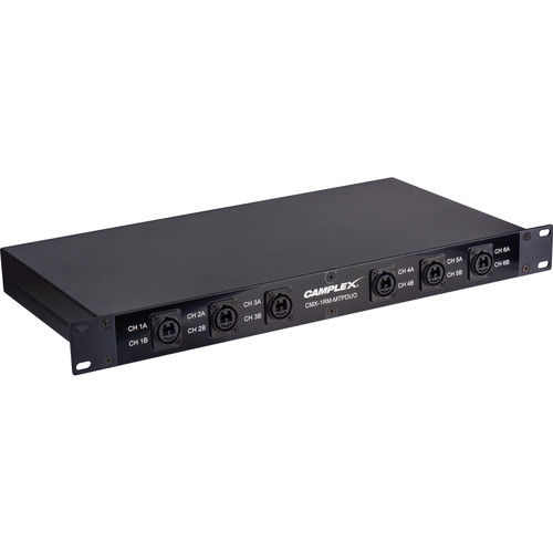 Camplex OpticalCON MTP NO12FDW-A to 6 SM DUO NO4FDW-1-A Breakout Box (1 RU)