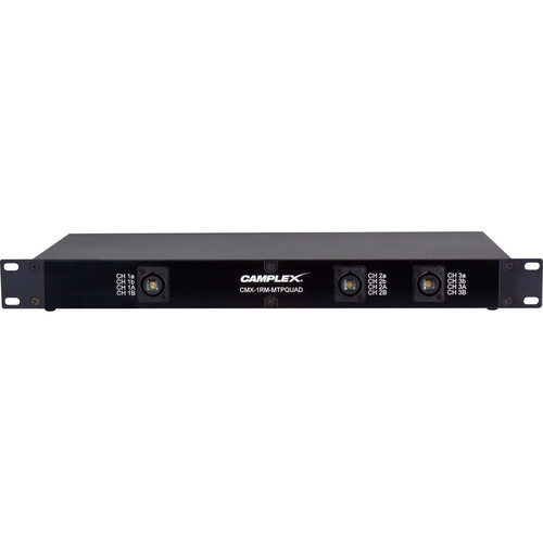 Camplex OpticalCON MTP NO12FDW-A to 3 SM QUAD NO4FDW-A Breakout Box (1 RU)