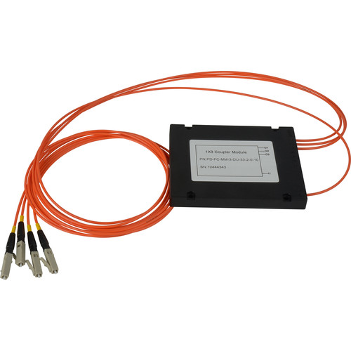 Camplex Multimode LC Fiber Optic 1x3 Splitter Cable (1')