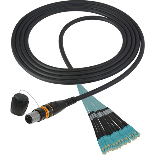 Camplex MTP/SC 0M3 Multi-Mode 50/12 Fiber Micro Dist Plenum OM3 Breakout Cable (10')