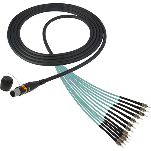 Camplex MTP/ST 0M3 Multimode 50/12 Fiber Micro Dist Pln OM3 Cable (10')