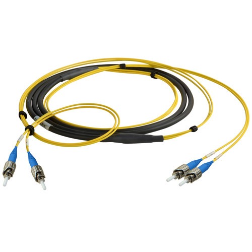 Camplex Two-Channel ST Single-Mode Fiber Optic Tactical Snake (250')