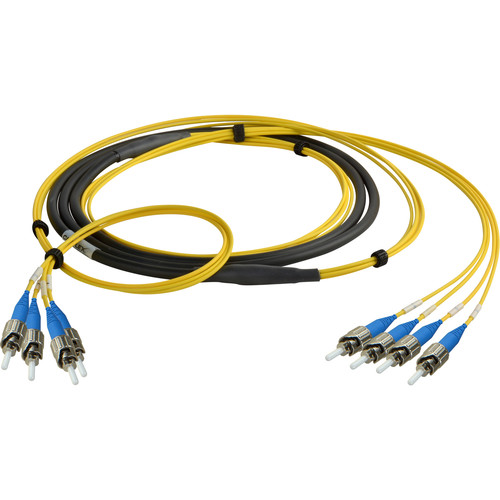 Camplex Four-Channel ST Single-Mode Fiber Optic Tactical Snake (25')