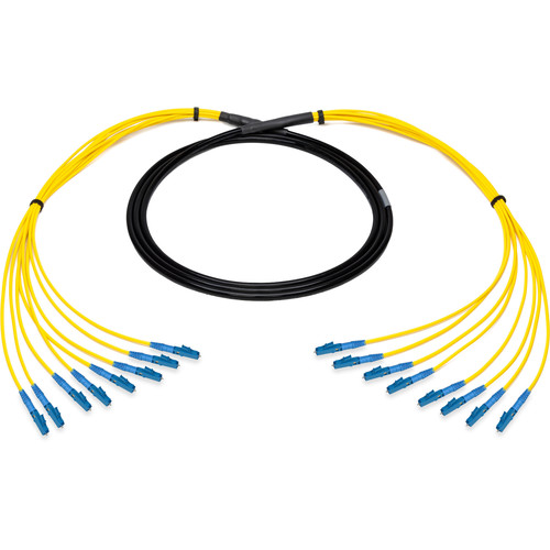 Camplex 8-Channel LC Single Mode Fiber Optic Tactical Snake (25')