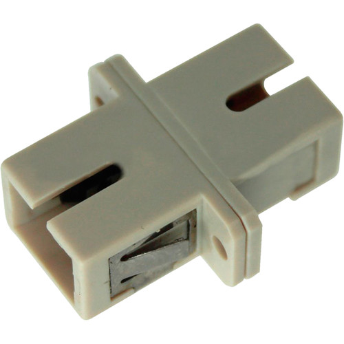 Camplex SC to SC Fiber Adapter Simplex Multi-Mode with Flange (Bronze Sleeve 25-Pack)