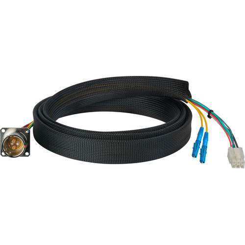 Camplex FCS015A-FR Hybrid Fiber Optic Receptacle Breakout Cable SMPTE/ARIB with LC Male Connector (6')