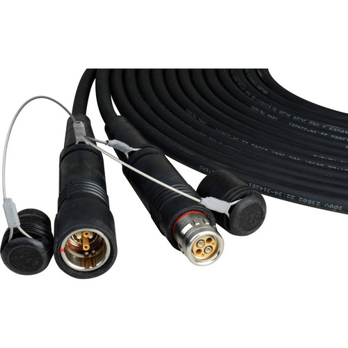 Camplex SMPTE Hybrid FUW/PUW LEMO Gepco Outdoor Fiber Cable (164 ft)