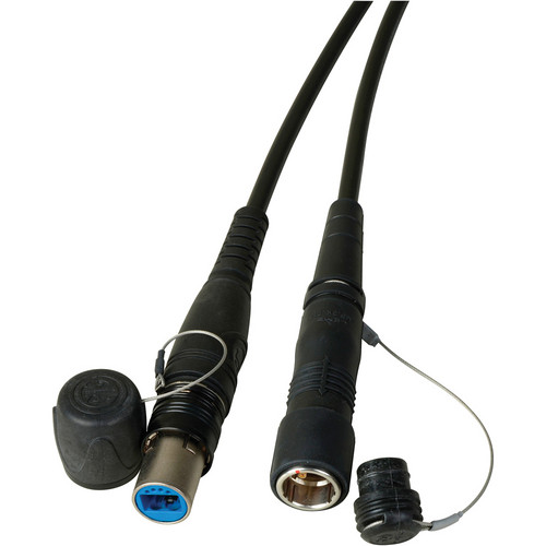 Camplex SMPTE Hybrid opticalCON DUO to PUW LEMO Singlemode Outdoor Fiber Cable (250')