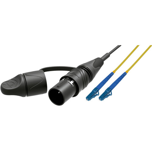Camplex 4-Ch opticalCON DUO LITE to Dual LC Single-Mode Fiber-Optic Tactical Patch Cable (2')