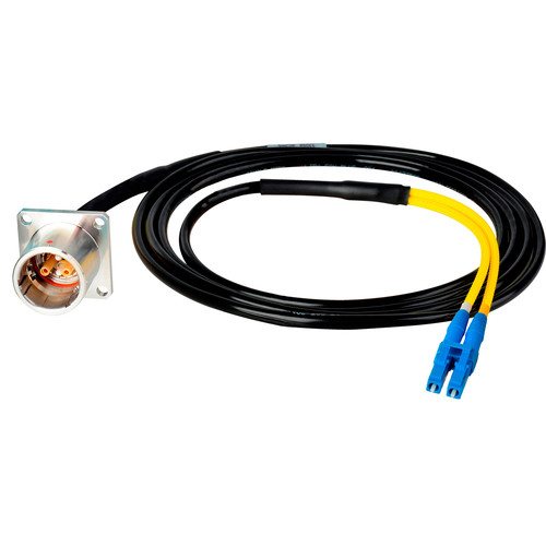 Camplex LEMO PBW to Duplex LC In-Line Fiber Optic Breakout Cable (6')