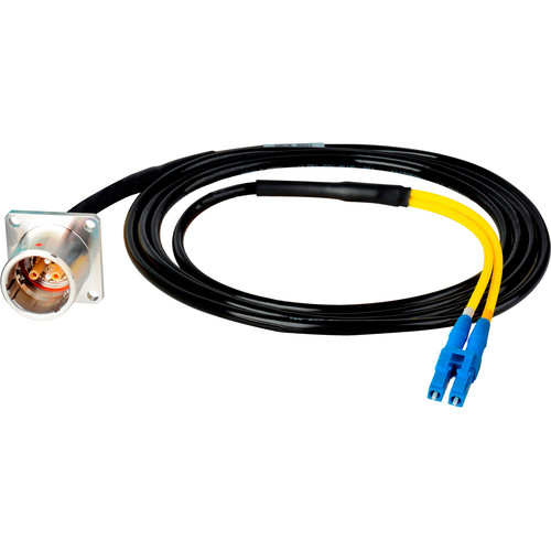 Camplex LEMO PBW to Duplex LC In-Line Fiber Optic Breakout Cable (35')