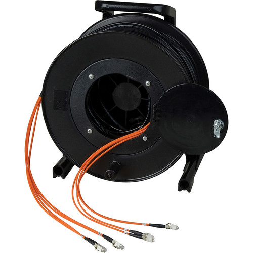 Camplex OM1 4-Ch Multimode Tactical Fiber ST Snake Cable Reel (1500')