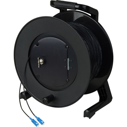 Camplex Simplex Single-Mode SC Fiber Optic Tactical Cable Reel (1000')