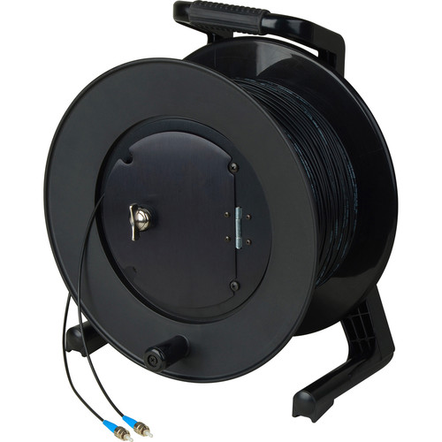 Camplex Simplex Single-Mode ST Fiber Optic Tactical Cable Reel (1000')
