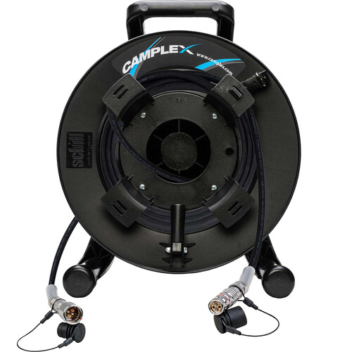 Camplex 7.8mm Bend Insensitive SMPTE 311M Fiber Cable on Schill GT380 Reel (328')