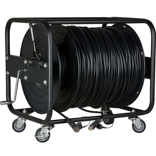 Camplex LEMO FUW-PUW-M Broadcast SMPTE 304M Fiber Cable on JackReel XL1 (500')
