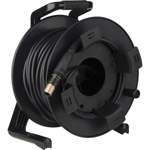 Camplex opticalCON DUO to DUO Multimode X-TREME Fiber Tactical Cable Reel (250')