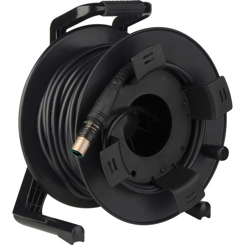 Camplex opticalCON DUO to DUO Multimode X-TREME Fiber Tactical Cable Reel (500')