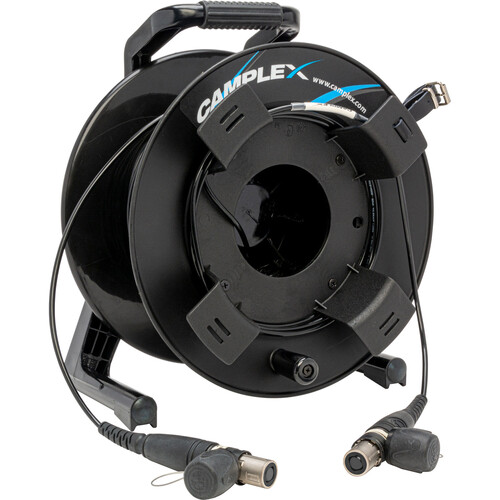 Camplex opticalCON QUAD to QUAD OM4 Multi-Mode Fiber Optic with Tactical Reel (250')
