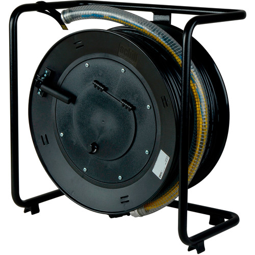 Camplex ProTac Series 4-Channel Single Mode Fiber Optic Tactical Snake on Reel with LC Connector (1000')