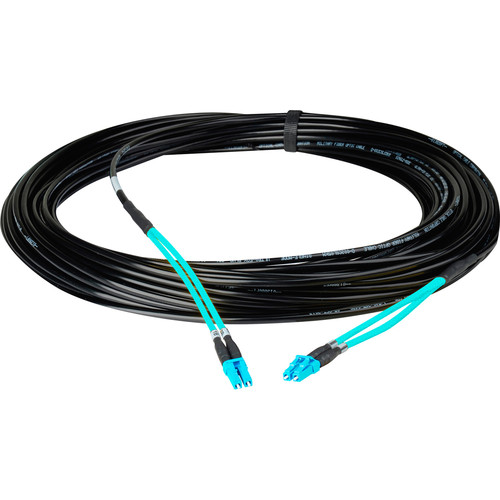 Camplex Two-Channel LC Multimode OM3 Fiber Optic Snake (100')