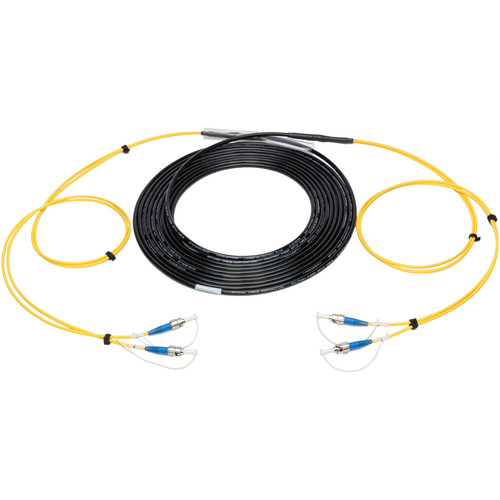 Camplex 2-Channel ST-Single Mode Tactical Fiber Optical Cable (25')