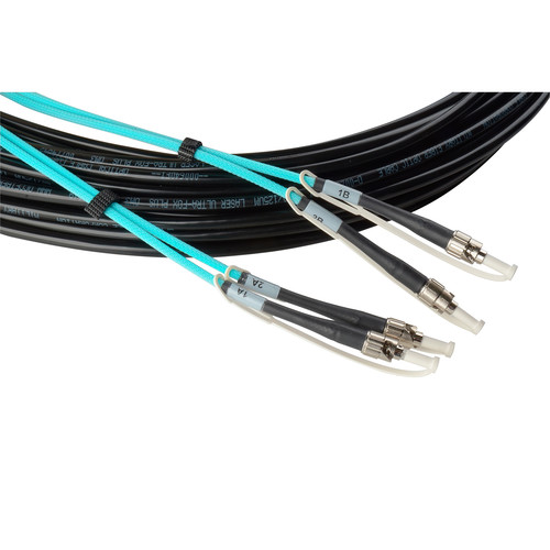 Camplex Two-Channel ST Multimode OM3 Fiber Optic Snake (33')
