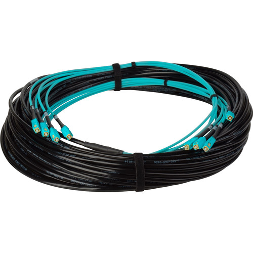Camplex Four-Channel SC Multimode OM3 Fiber Optic Snake (300')