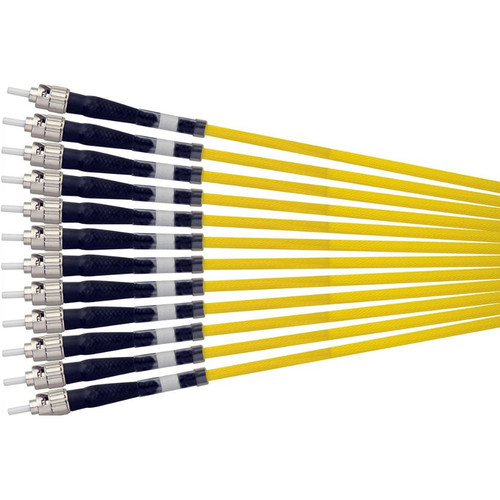 Camplex 200' 12-Channel ST Single-Mode Tactical Fiber Optical Snake Cable