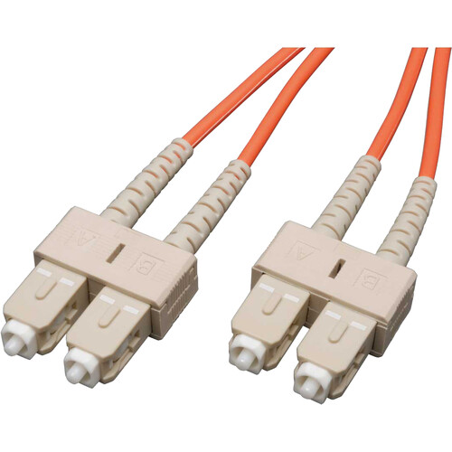 Camplex Duplex LC to Duplex LC Multimode Fiber Optic Patch Cable (6.5' Orange)