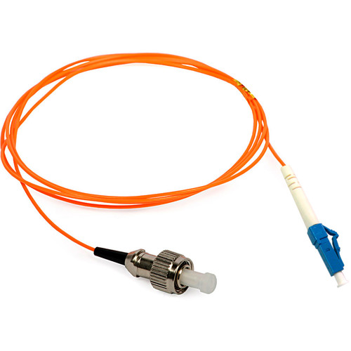 Camplex Duplex ST to Duplex LC Multimode Fiber Optic Patch Cable (108.3' Orange)