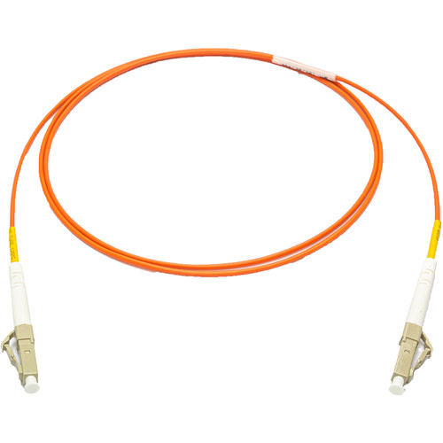 Camplex OM1 Multimode Simplex LC to LC Armored Fiber Patch Cable (9.8' Orange)