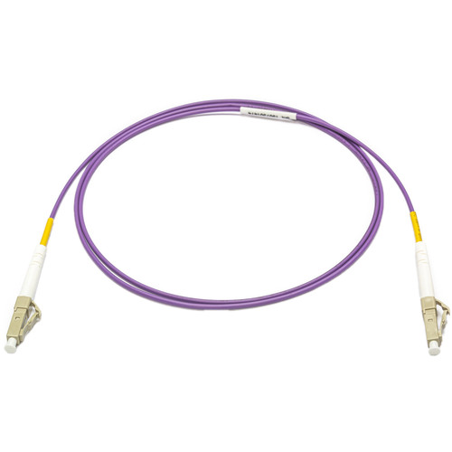 Camplex OM4 Bend Tolerant Multimode Simplex LC to LC Armored Fiber Patch Cable (328' Purple)