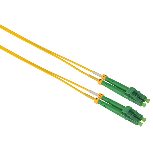 Camplex Duplex APC LC to APC LC Singlemode 9u/125u Fiber Optic Patch Cable (9.8' Yellow)