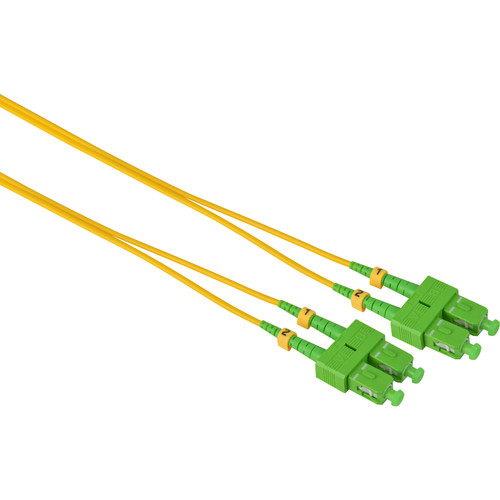 Camplex Duplex APC SC to APC SC Singlemode 9u/125u Fiber Optic Patch Cable (9.8' Yellow)