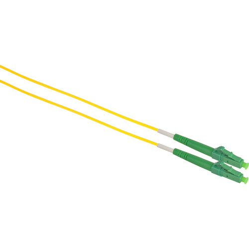 Camplex Simplex APC LC to APC LC Singlemode 9u/125u Fiber Optic Patch Cable (16.4' Yellow)