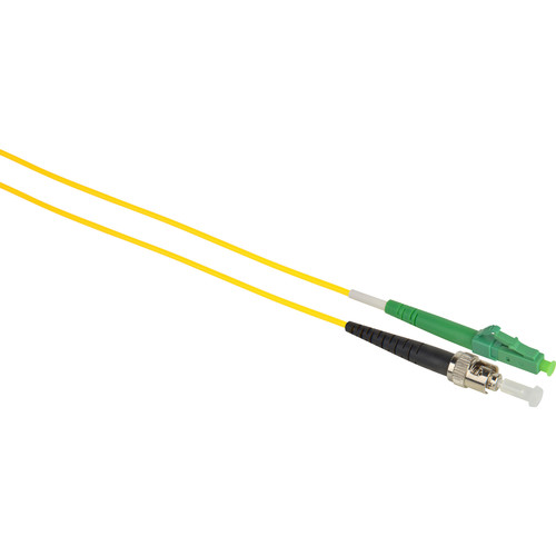 Camplex Simplex APC LC to UPC ST Singlemode 9u/125u Fiber Optic Patch Cable (9.8' Yellow)