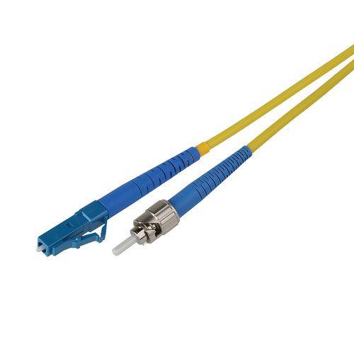 Camplex Simplex LC to ST Singlemode Fiber Optic Patch Cable (1' Yellow)