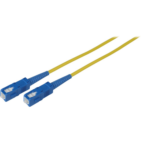 Camplex Singlemode Simplex SC to SC Fiber Optic Patch Cable (98' Yellow)