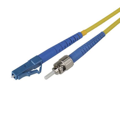 Camplex Simplex ST to LC Singlemode Fiber Optic Patch Cable (32.8' Yellow)
