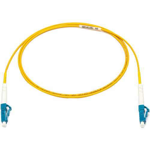 Camplex Armored Singlemode LC to Singlemode LC Simplex Fiber Optic Patch Cable (16.4' Yellow)