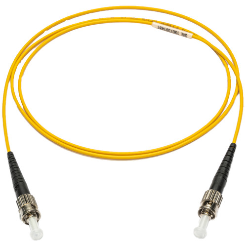 Camplex Armored Singlemode ST to Singlemode ST Simplex Fiber Optic Patch Cable (3.3' Yellow)