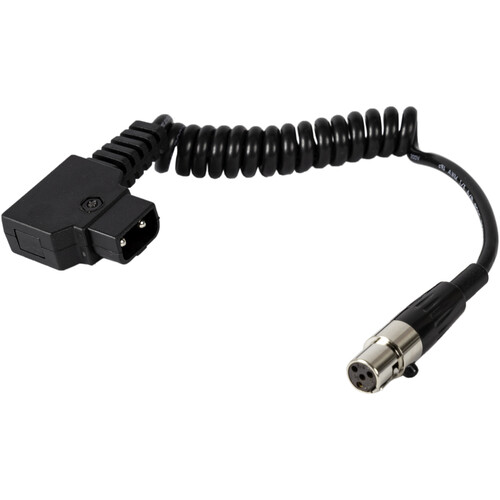 PRL D-Tap to 4-Pin Mini XLR Power Cable Coiled (23