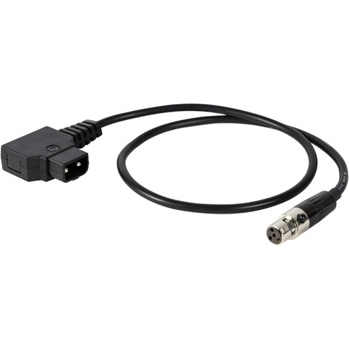 PRL D-Tap to 4-Pin Mini XLR Power Cable Short (17