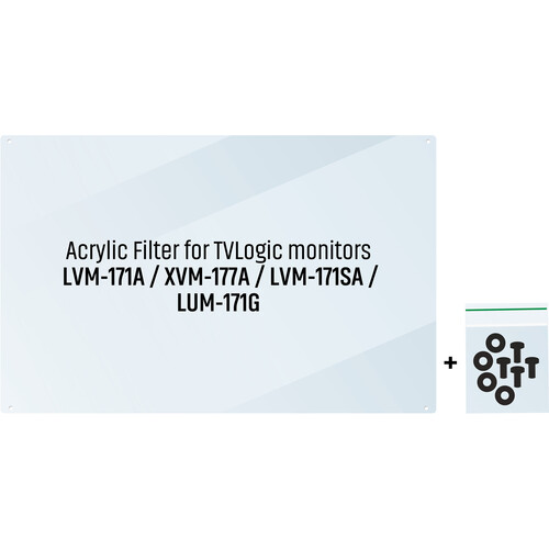 PRL Acrylic Filter for TVLogic Monitors (17