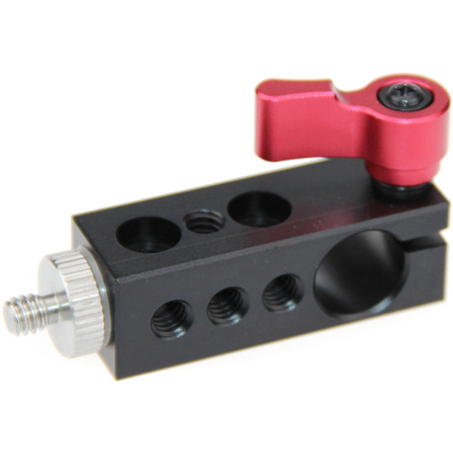 CAMVATE 15mm Rod Clamp with Multiple Threads and 1/4
